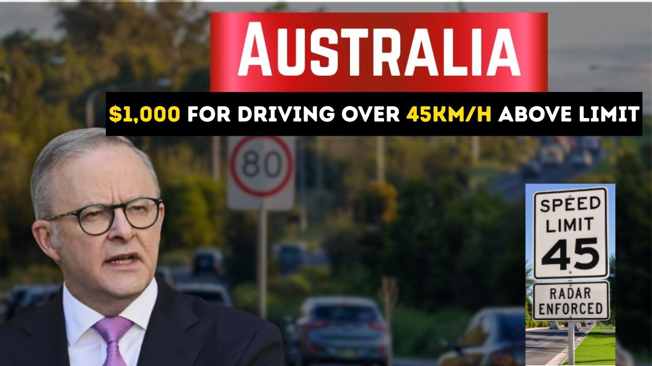 Driving Over 45km/h Above Limit